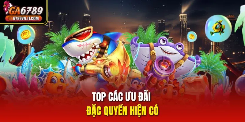 Top các ưu đãi đặc quyền hiện có